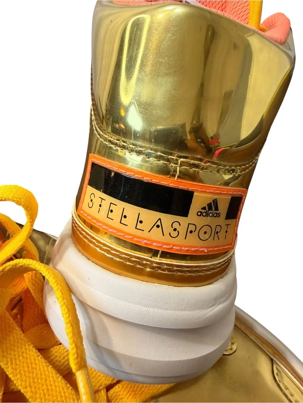 Adidas StellaSport Gold Sample Sneakers Sz 7
